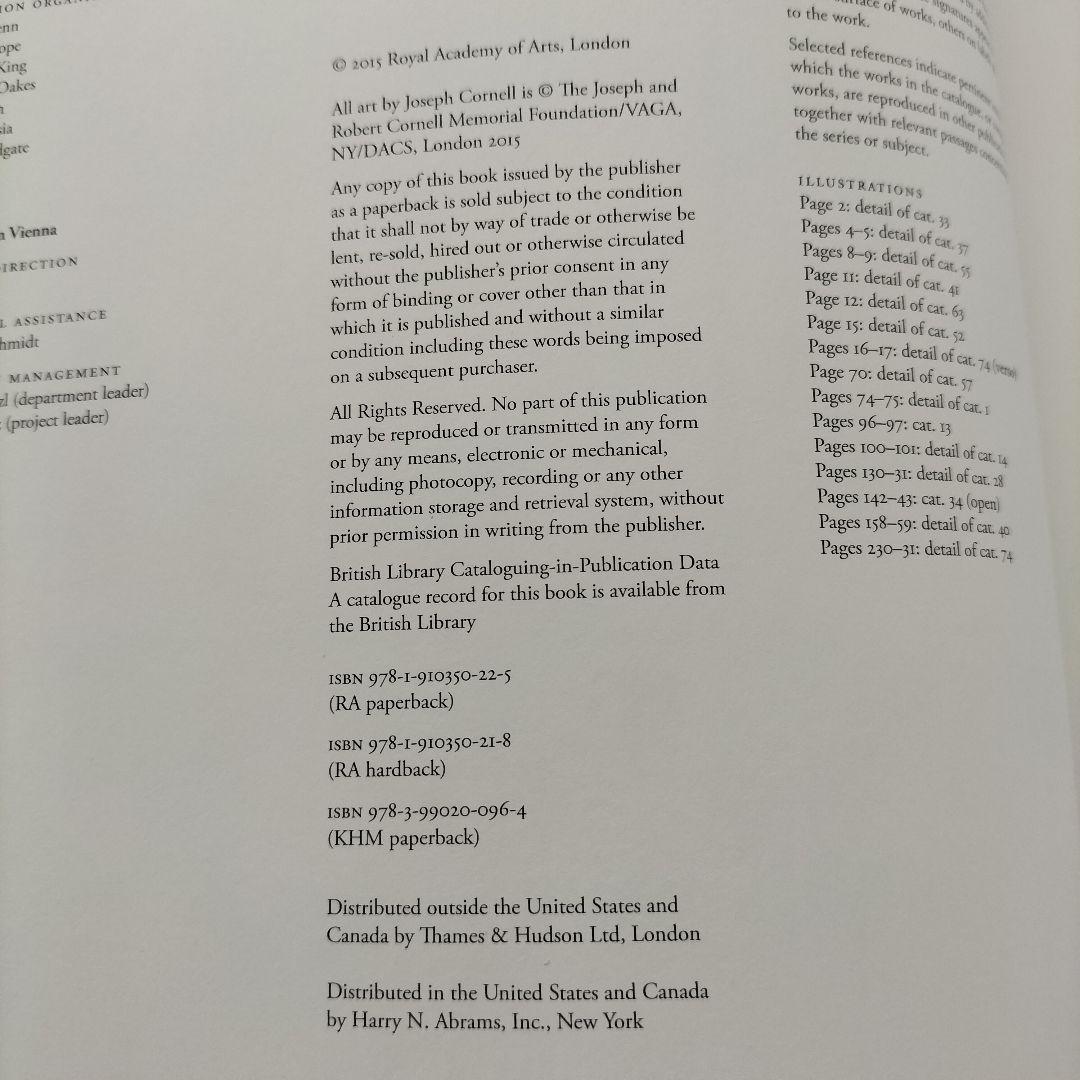 JOSEPH CORNELL WANDERLUST 展示品 H-2602IN24