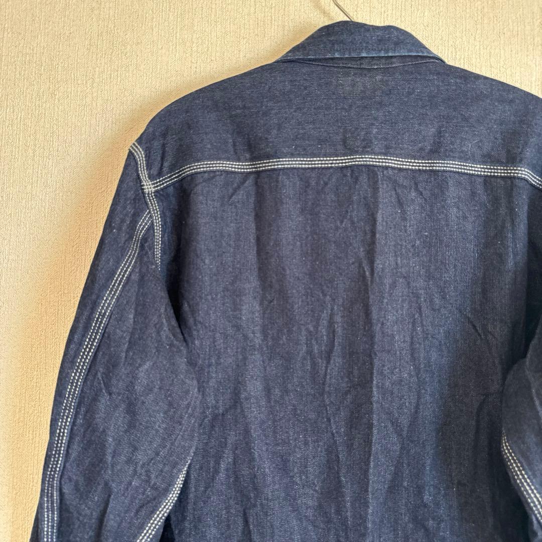 【美品】LEE　デニムジャケット　91B　復刻　真っ紺　Mサイズ