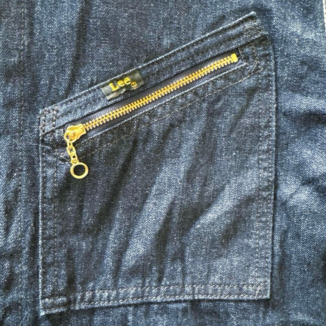 【美品】LEE　デニムジャケット　91B　復刻　真っ紺　Mサイズ