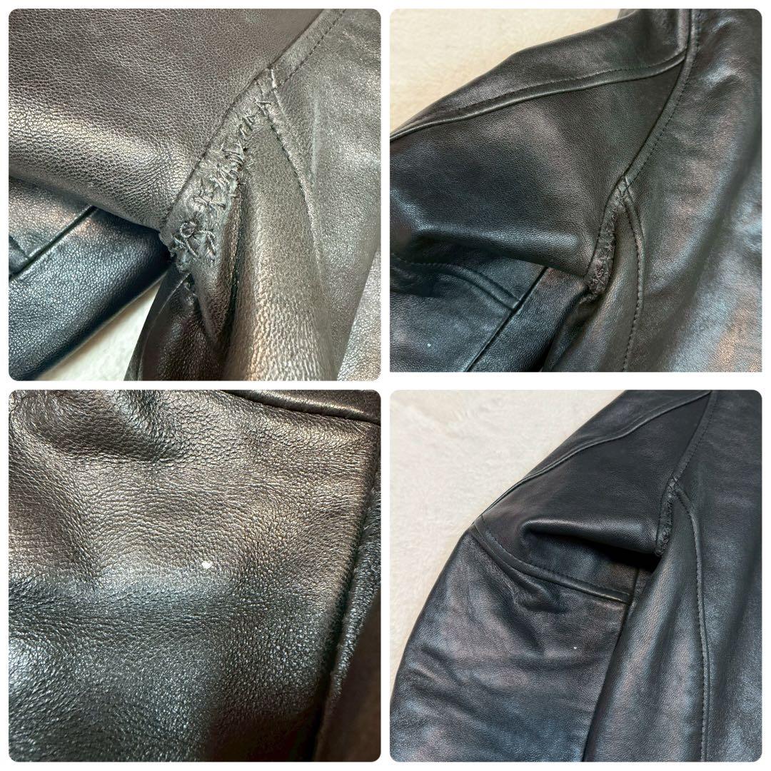 SCHOTT TAKEO KIKUCHI ライダースジャケット ラムレザー