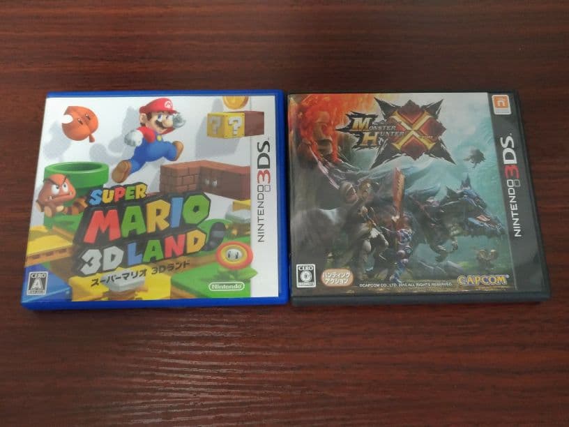 new 3DS black 中古,充電器,MHX,スーパーマリオ3Dランド