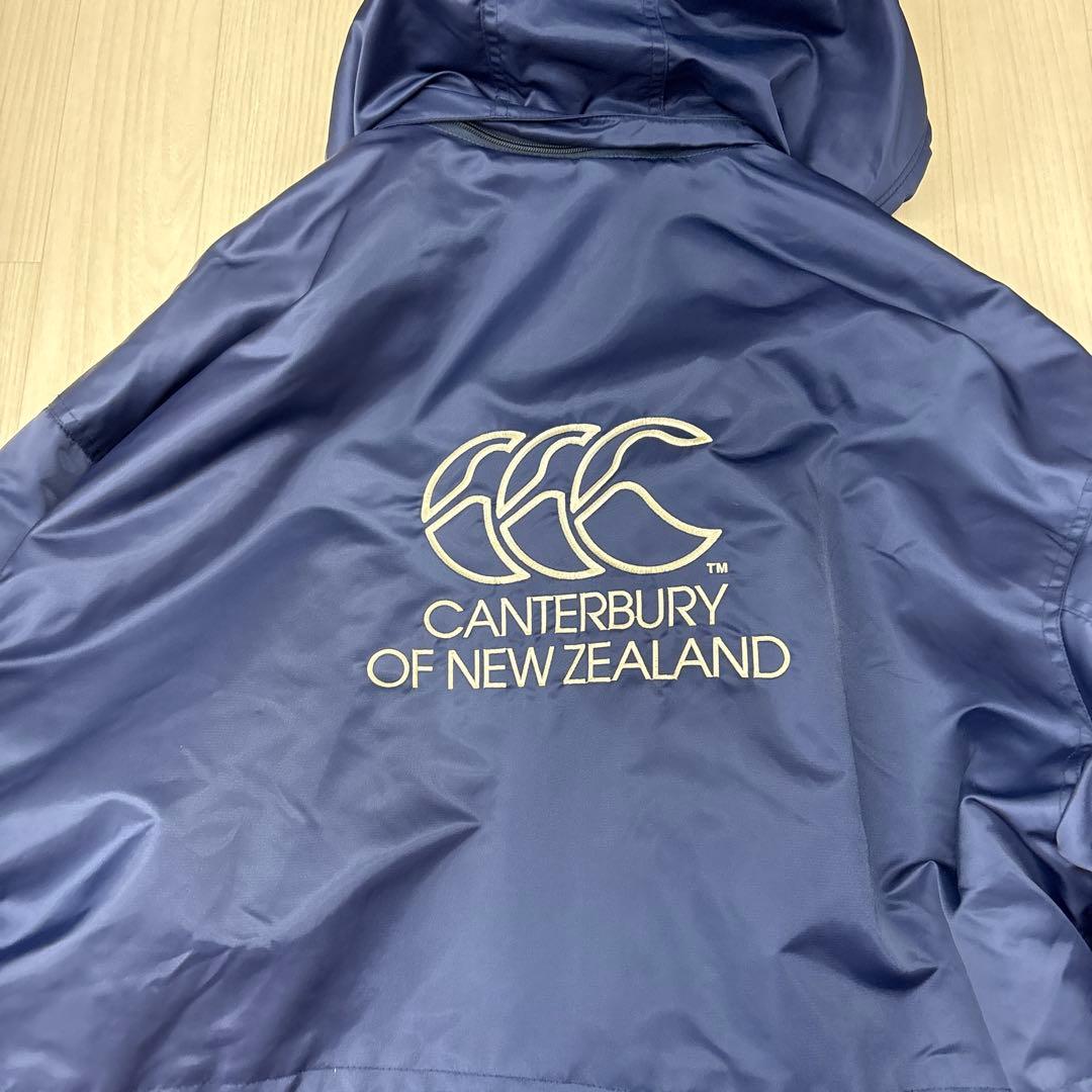 ■ 美品 カンタベリー ラグビー ベンチコート XL ネイビー 大きいサイズ
