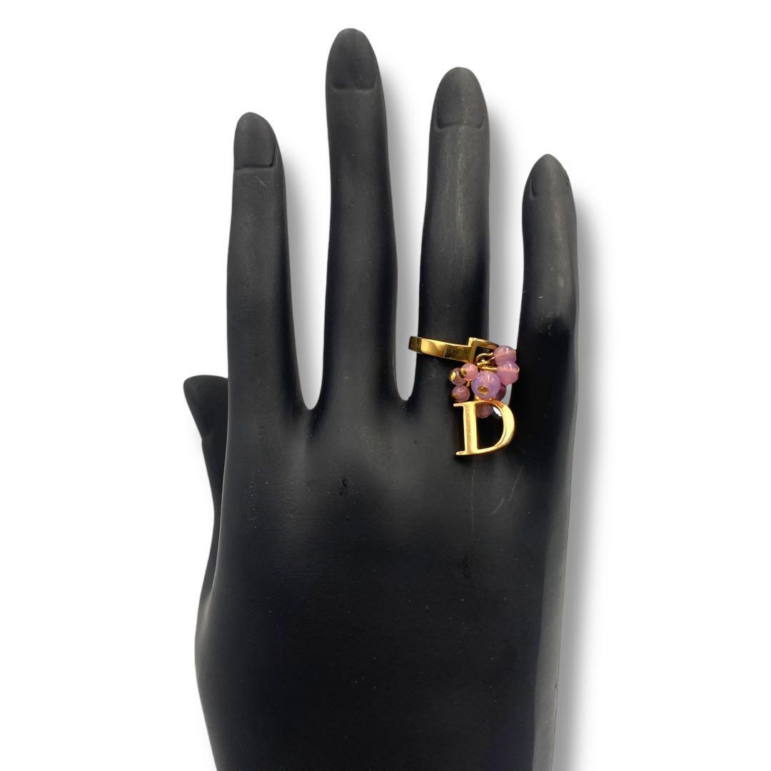 極美品 Dior クリスチャンディオール リング 10号 ヴィンテージ ゴールド