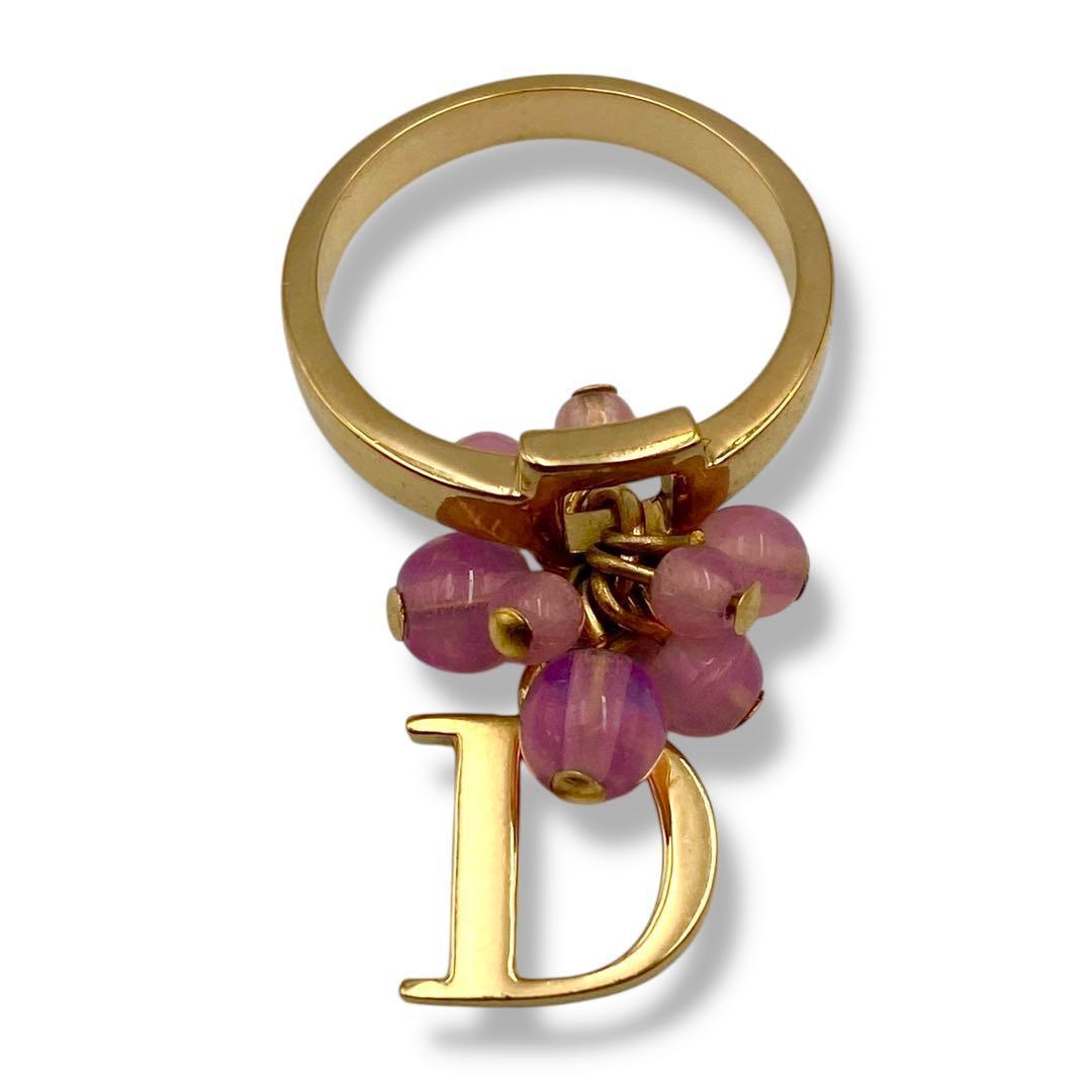 極美品 Dior クリスチャンディオール リング 10号 ヴィンテージ ゴールド