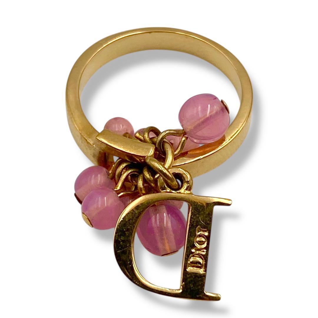 極美品 Dior クリスチャンディオール リング 10号 ヴィンテージ ゴールド