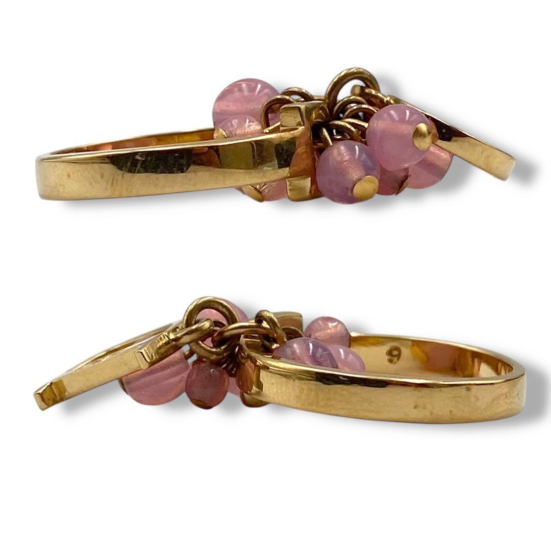 極美品 Dior クリスチャンディオール リング 10号 ヴィンテージ ゴールド