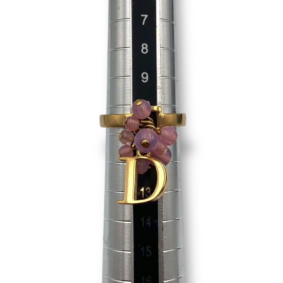 極美品 Dior クリスチャンディオール リング 10号 ヴィンテージ ゴールド