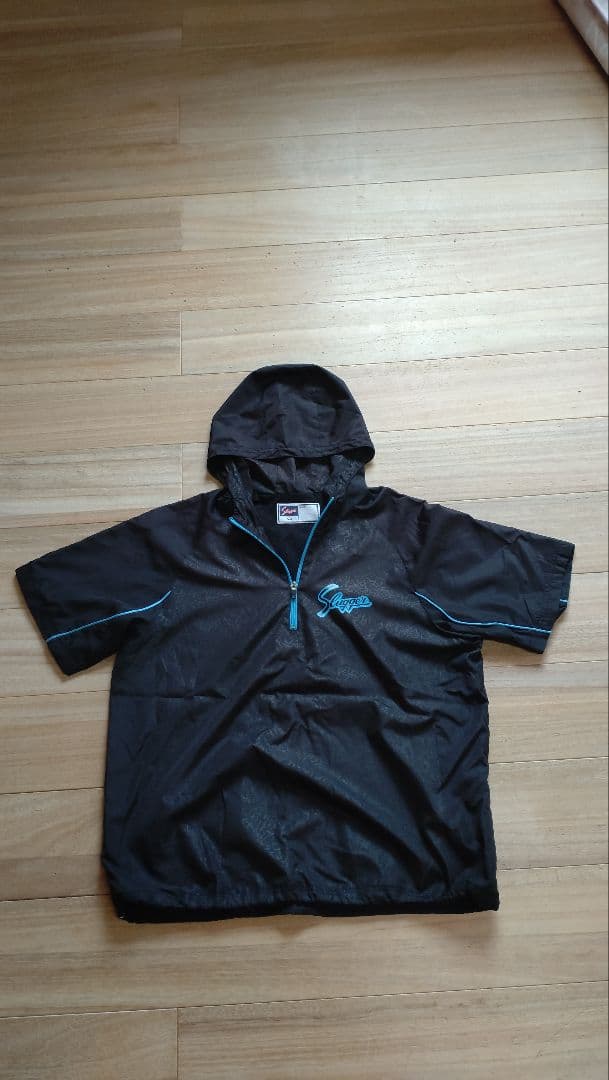 久保田スラッガー　フード付きウェアセット（ブラック）