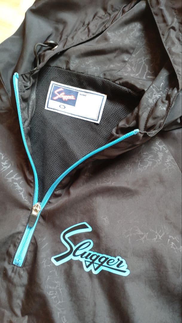 久保田スラッガー　フード付きウェアセット（ブラック）