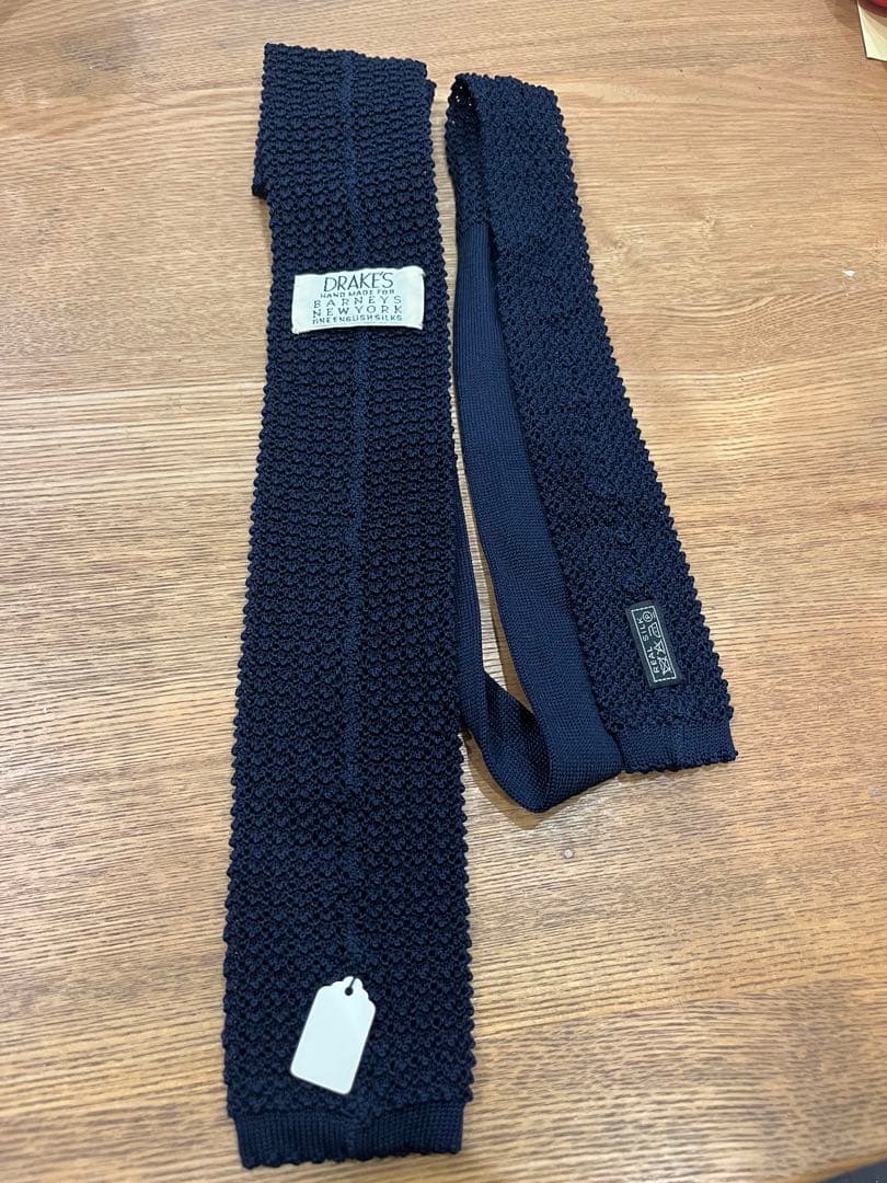 DRAKE'S×バーニーズニューヨーク　 シルクニットタイ