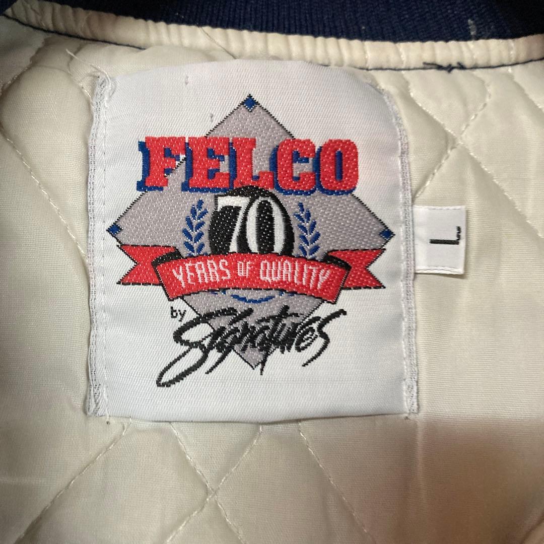 (Z50) 美品FELCO製ヤンキーススカジャン　中綿入り　キルティング