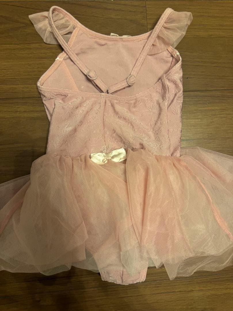 チャコット　バレエ　スカート付きレオタード　120cm ピンク