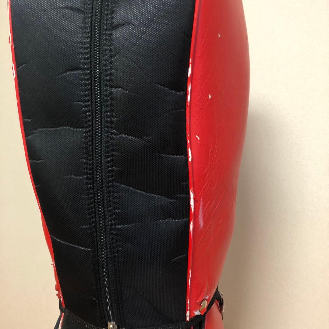 PUMA プーマ キャディバッグ レッド フード付き
