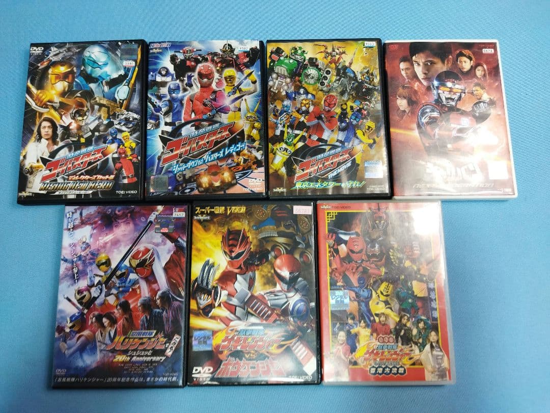 戦隊もの　レンタルアップ　DVD　83点　まとめ大量セット