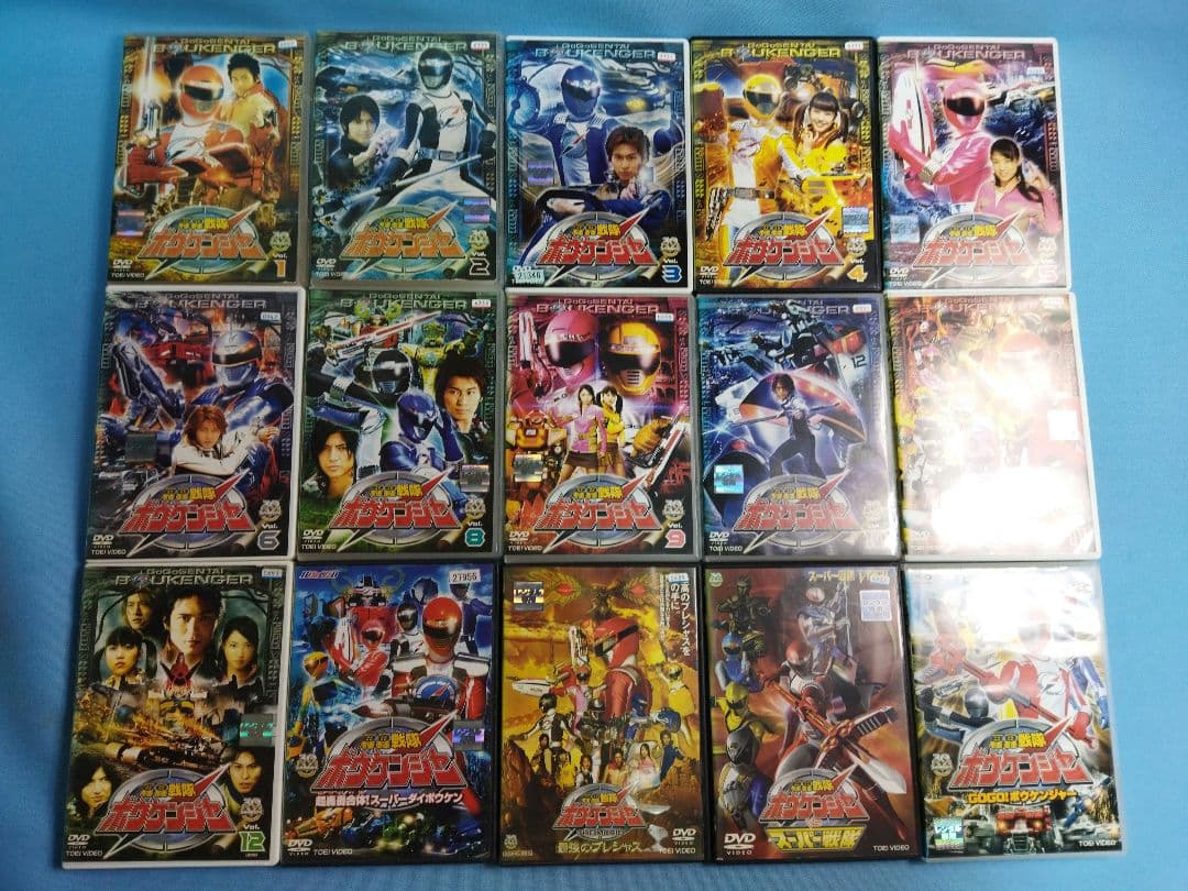 戦隊もの　レンタルアップ　DVD　83点　まとめ大量セット