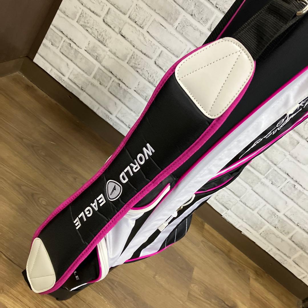 【良品】ワールドイーグル レディース キャディバッグ スタンド式