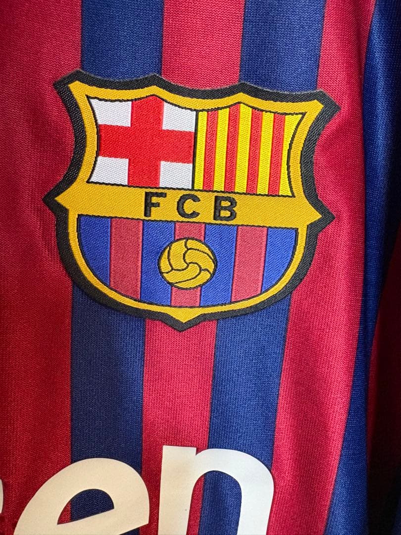 【激レア・選手支給品】メッシ バルセロナ 18/19 ホーム ユニフォーム CL