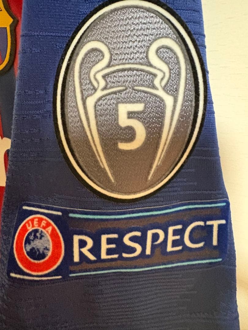 【激レア・選手支給品】メッシ バルセロナ 18/19 ホーム ユニフォーム CL