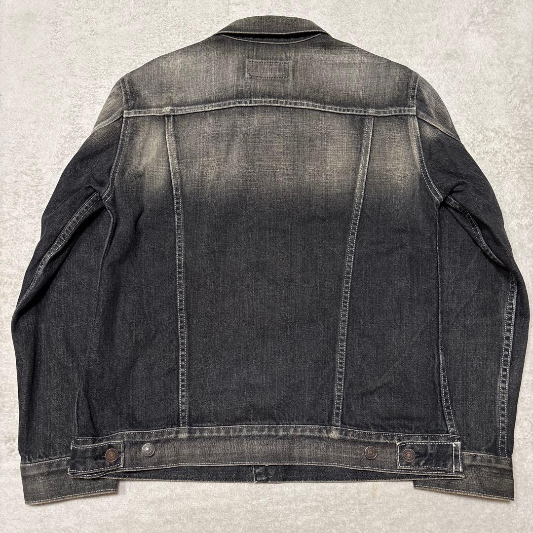 00s美品✨リーバイス 70599 先染めブラック デニムジャケット L