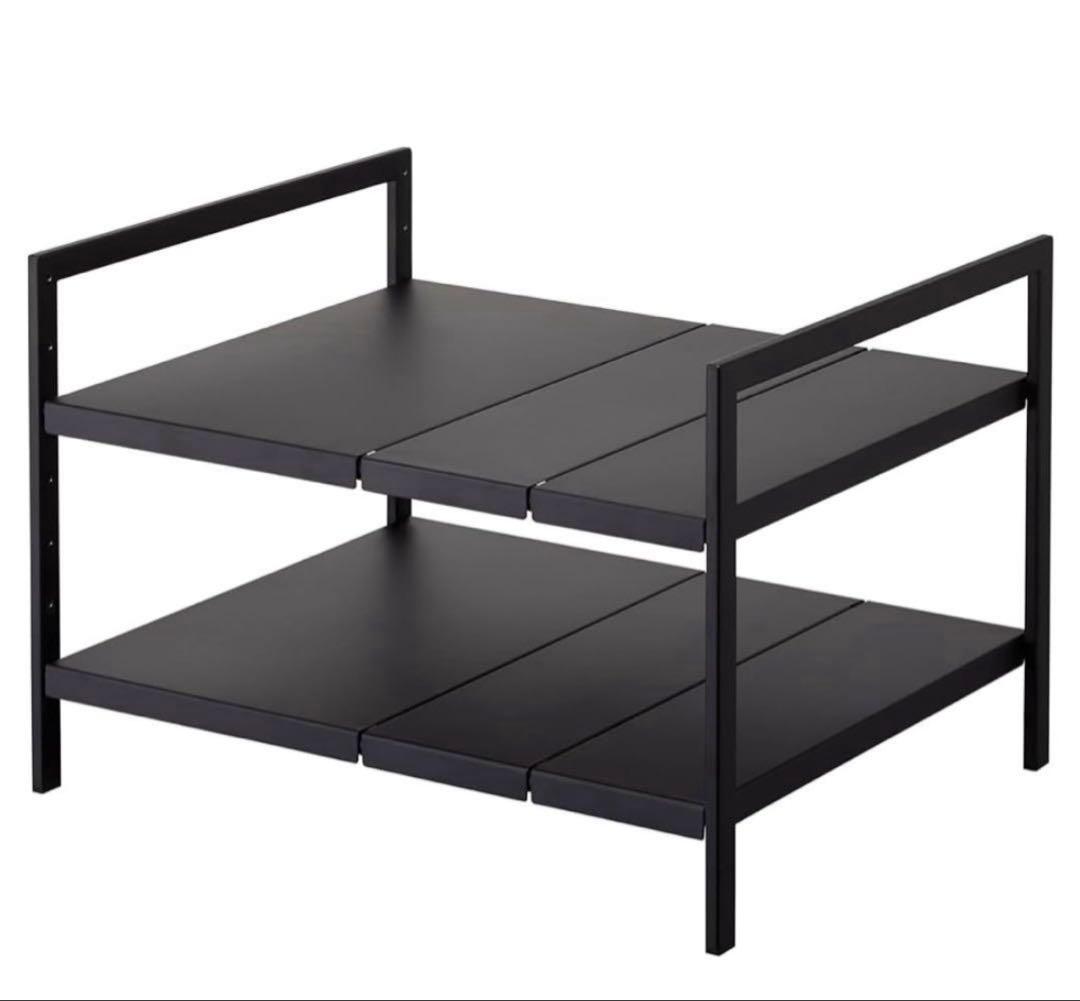 山崎実業 (Yamazaki) タワー 伸縮 シンク下ラック 2段