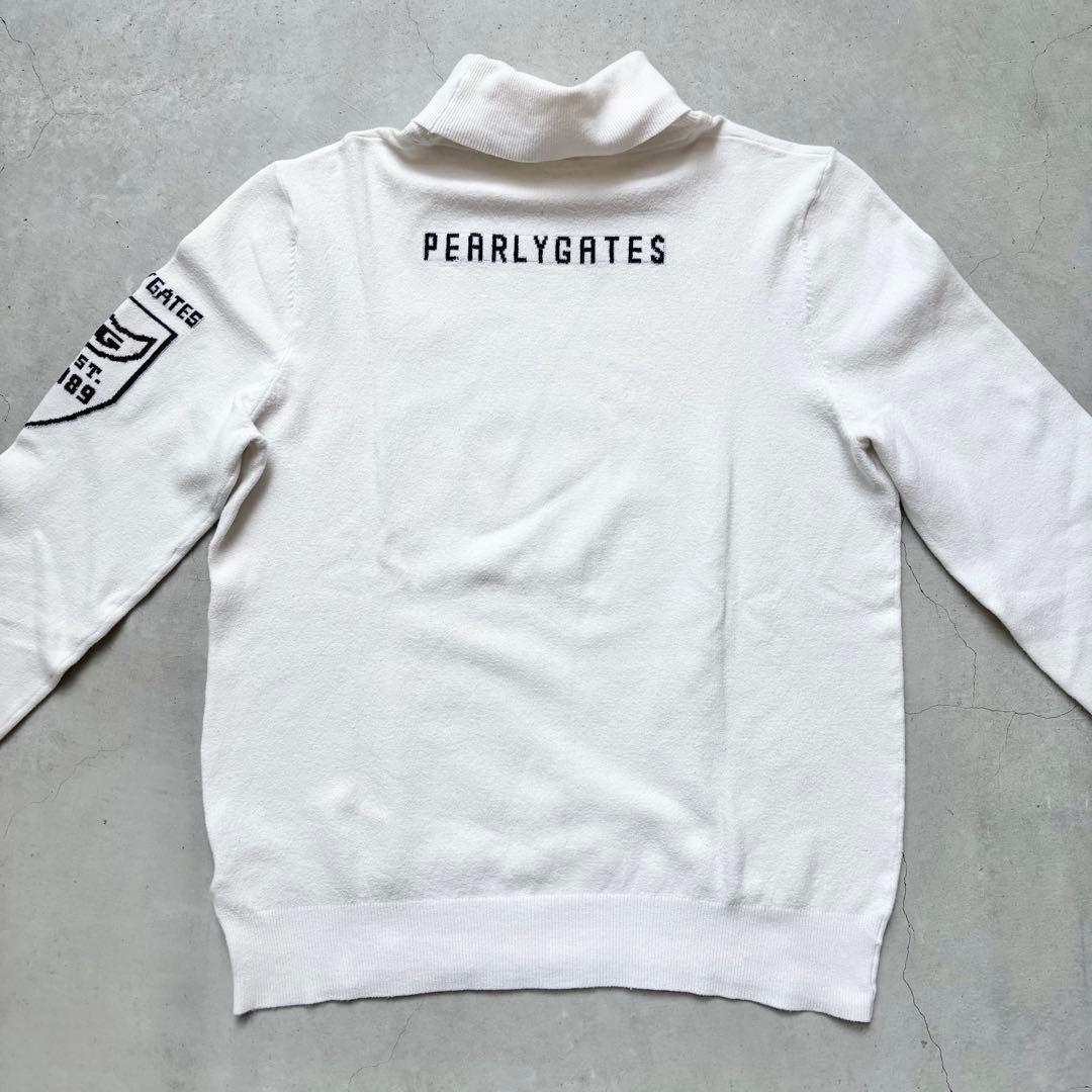 PEARLEY GATES パーリーゲイツ タートルネックニットセーター ロゴ