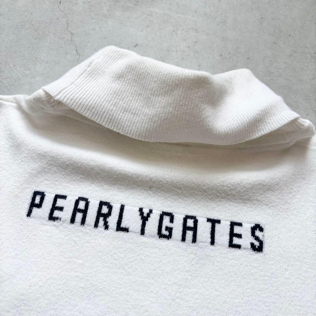 PEARLEY GATES パーリーゲイツ タートルネックニットセーター ロゴ