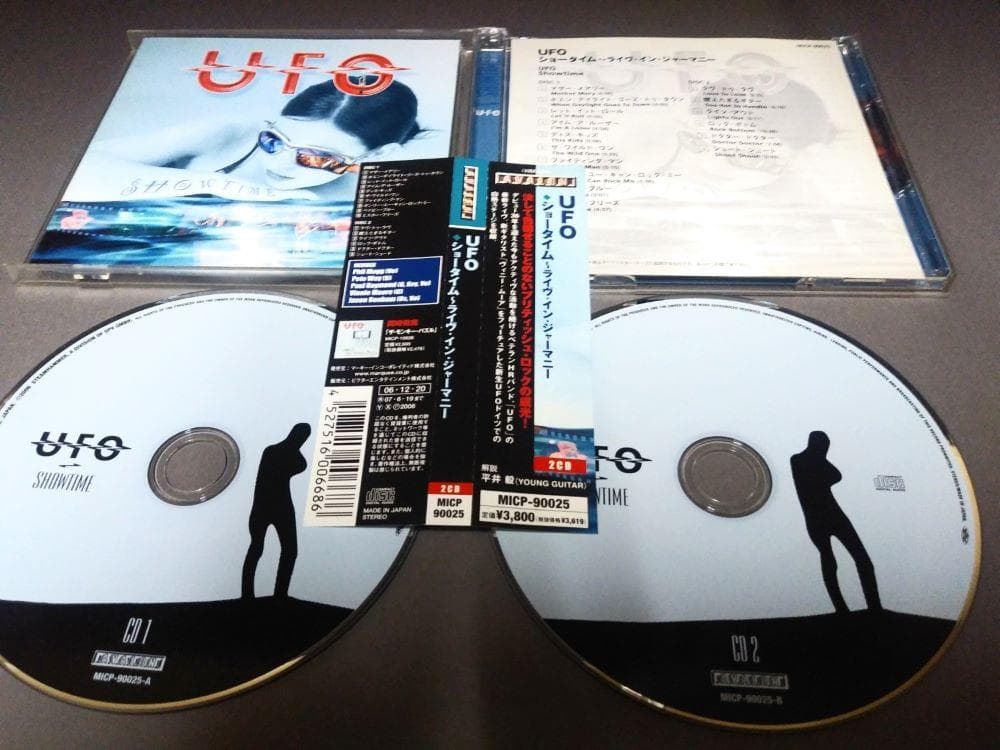 UFO-Showtime　ショータイム・ライヴ　2枚組 日本盤帯付