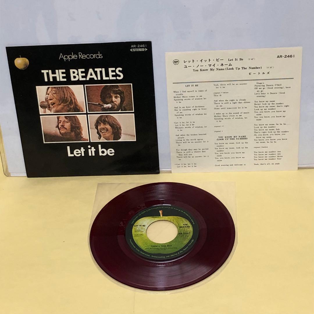 ビートルズ● レット イット ビー 他 (赤盤 3枚 ) 全6枚
