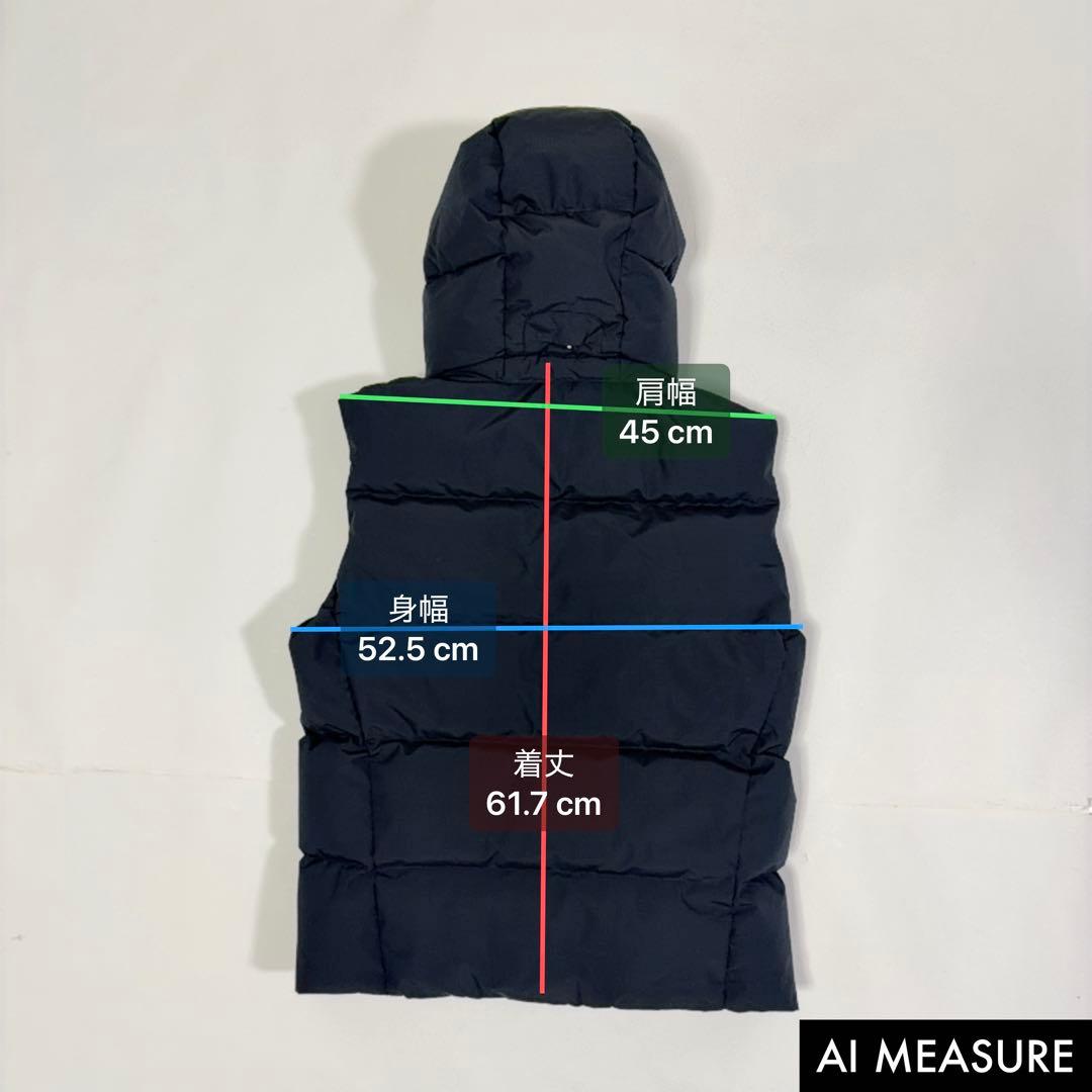 平成ギャル ダウンベスト ビッグポニー フード 近年 ブラック S
