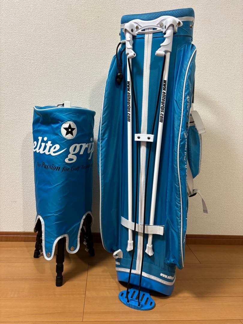 希少 elite gripsエリートグリップ 軽量スタンドキャディバック