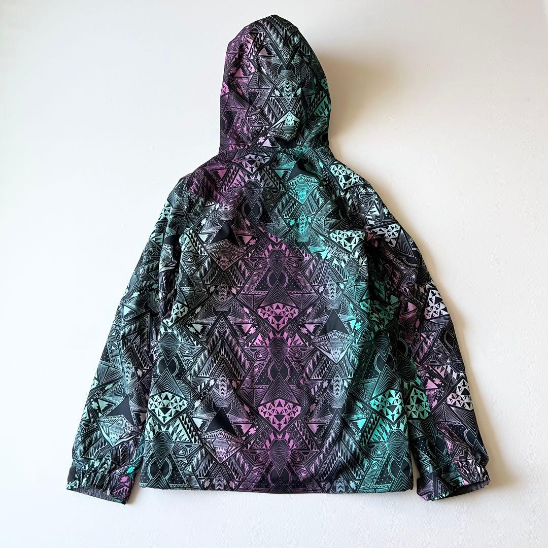 3281【美品】ボルコム　ジャケット 総柄 中綿入り スノボウェア レディース