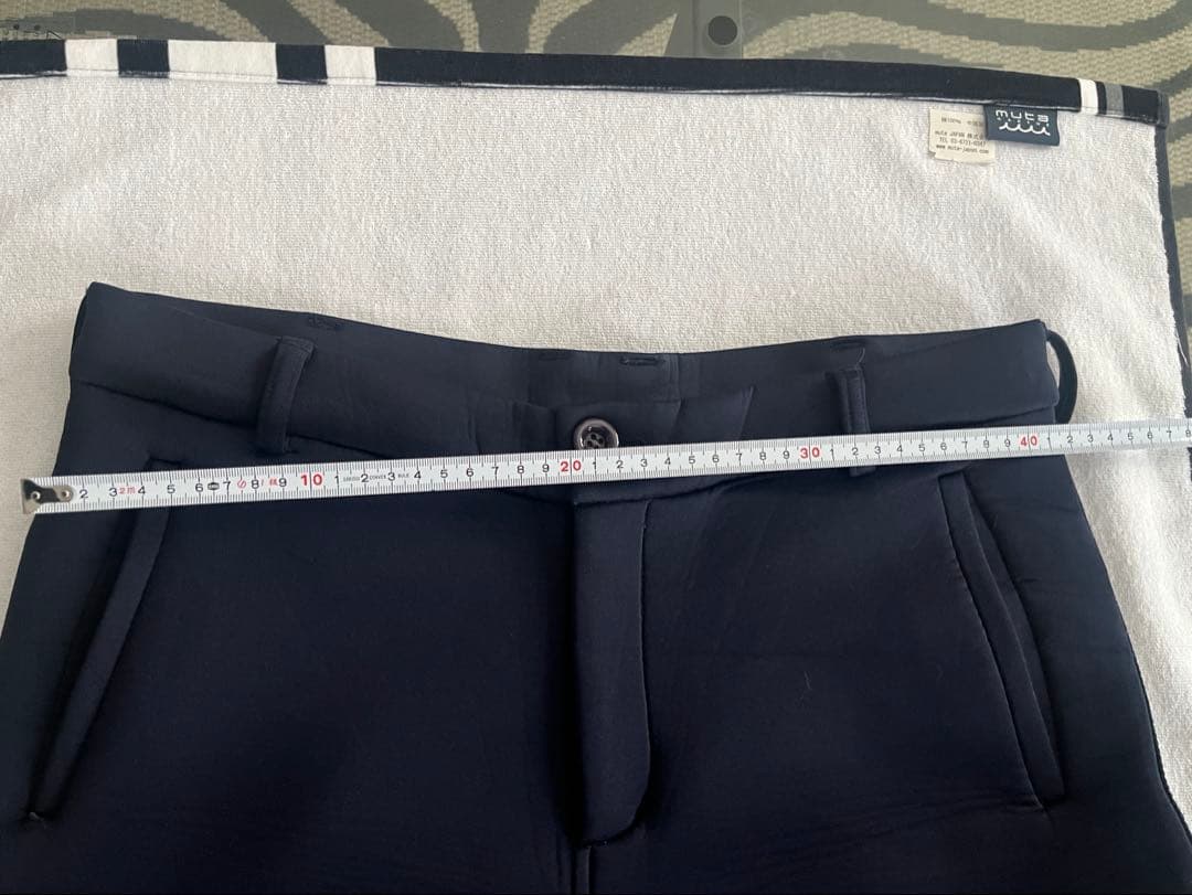 ムータマリン キルティング ボンディングパンツ 切替ストレッチ ゴルフウェア