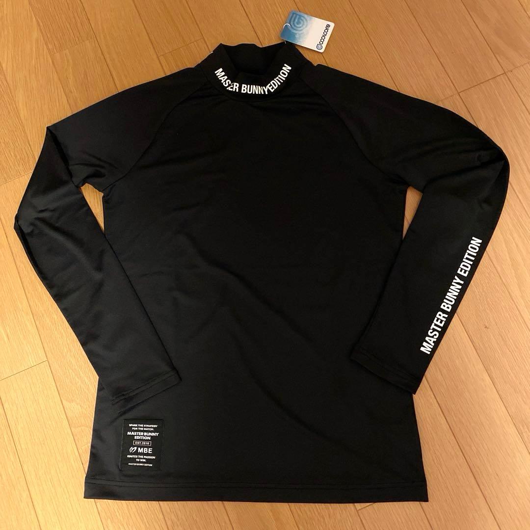 パーリーゲイツ☆新品 マスターバニー クールコア微メッシュモックネックカットソー