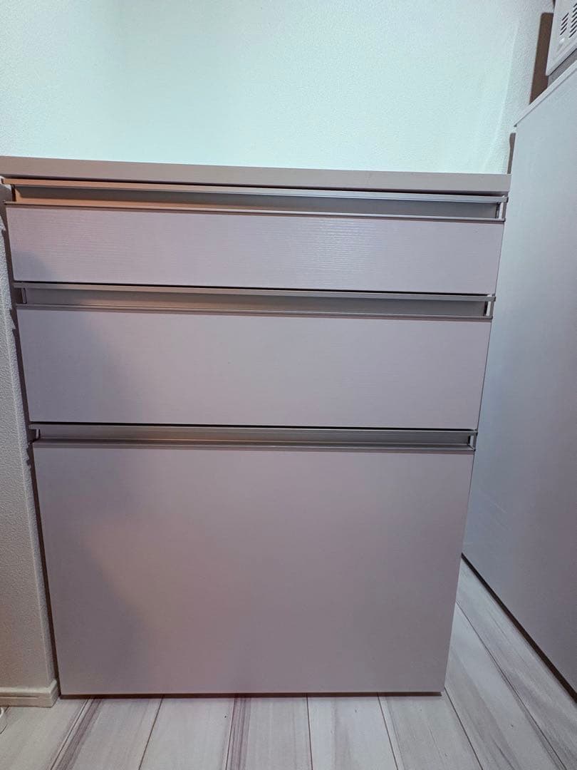 【引き取り限定】大容量収納　キッチンラック　白色