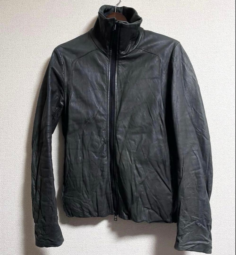 TROVE トローヴ　ハイネック　カウレザー　トラックジャケット