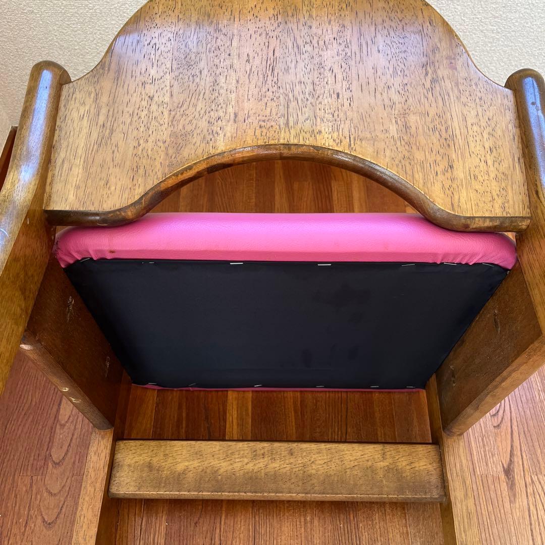 中古品　カウンターチェア　ピンク