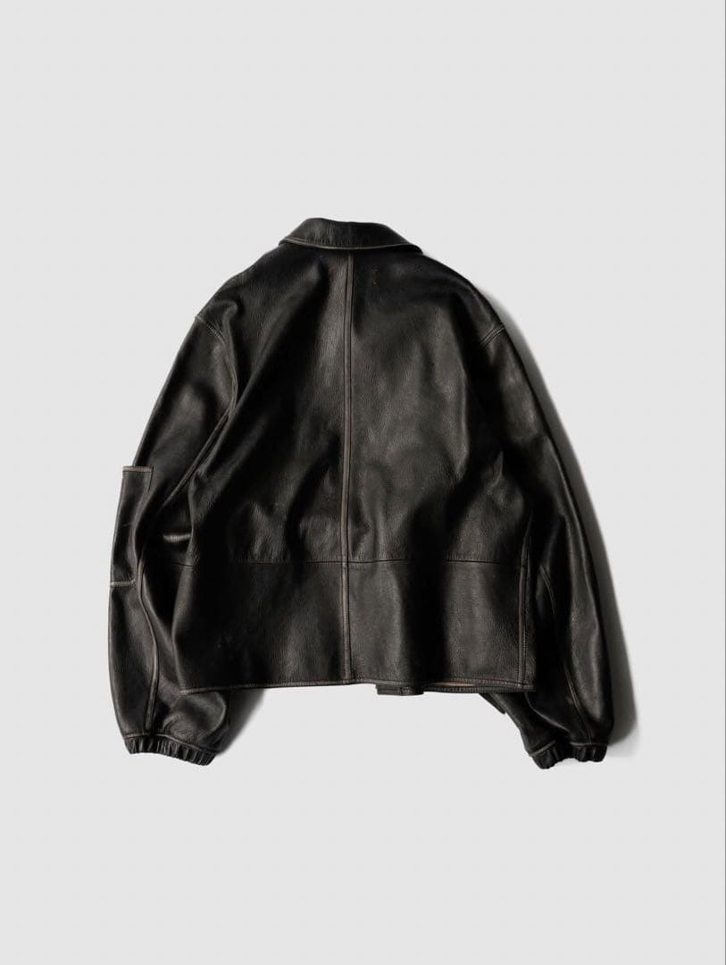 barbell object x Attic 別注 ゴートレザーカバーオール