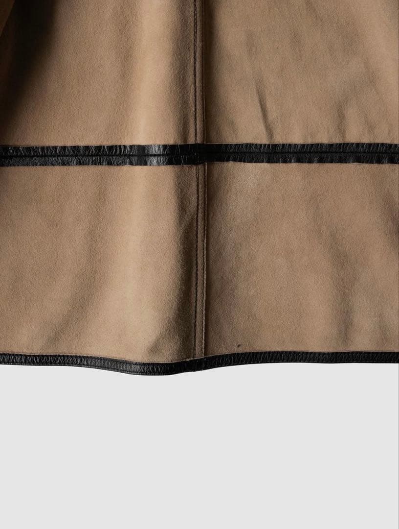 barbell object x Attic 別注 ゴートレザーカバーオール