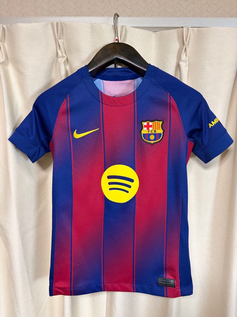 【2万円/子供用/正規店購入】ヤマル ユニフォーム バルセロナ25-26 140