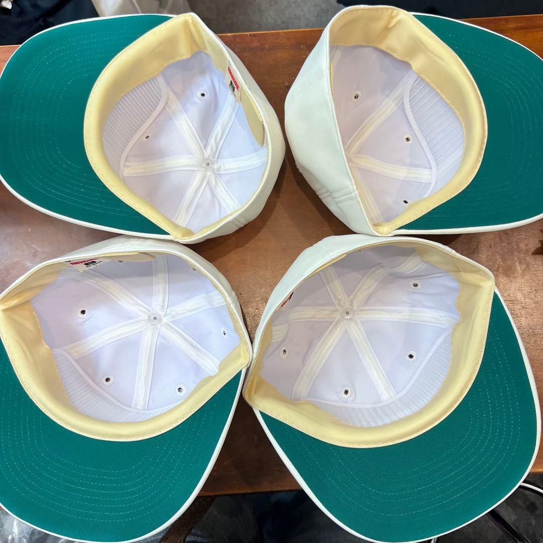 野球　ソフトボール　帽子　練習　白　きなり　ジュニア　PARADAISE