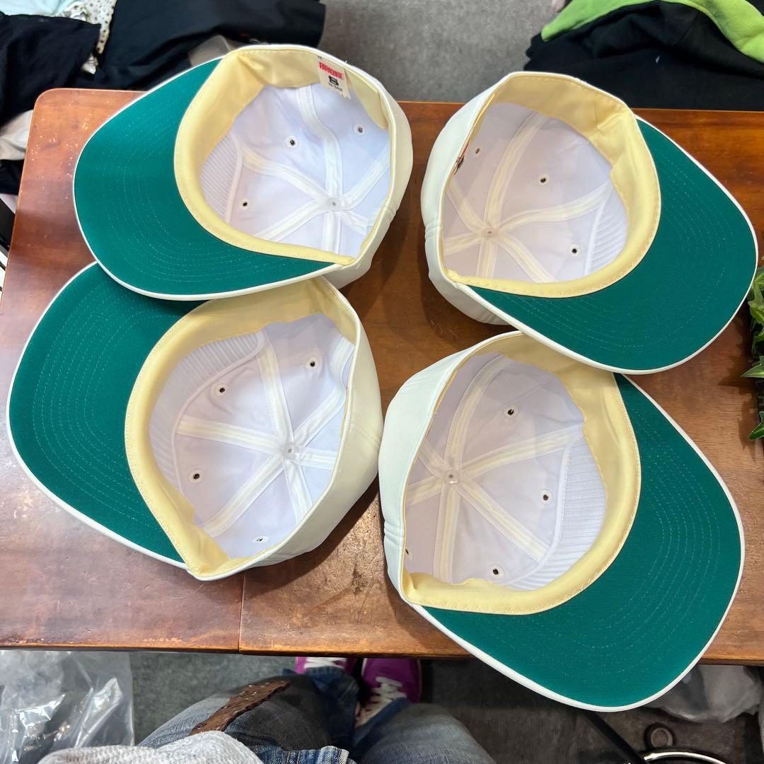 野球　ソフトボール　帽子　練習　白　きなり　ジュニア　PARADAISE