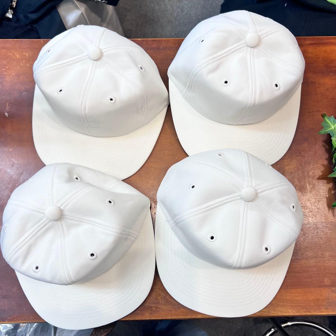 野球　ソフトボール　帽子　練習　白　きなり　ジュニア　PARADAISE