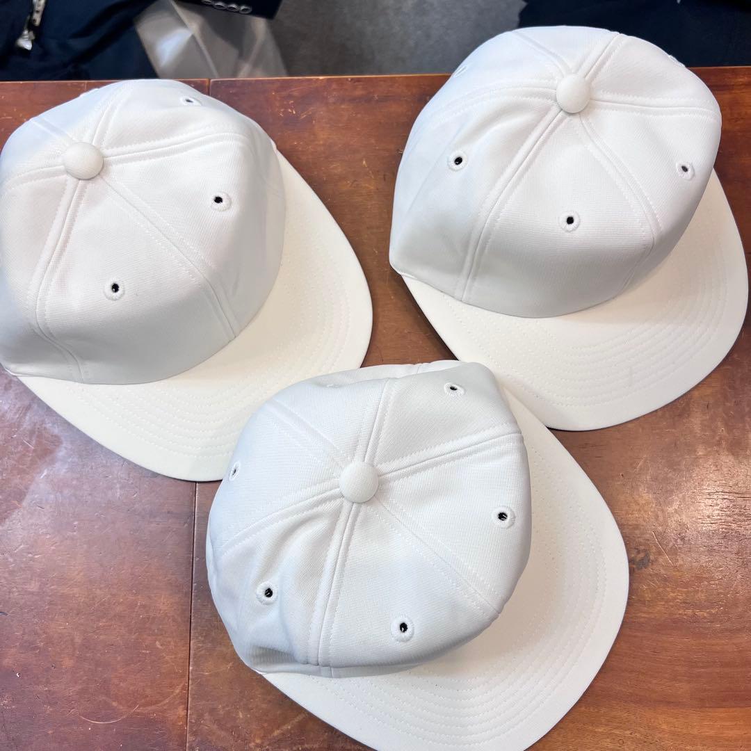 野球　ソフトボール　帽子　練習　白　きなり　ジュニア　PARADAISE