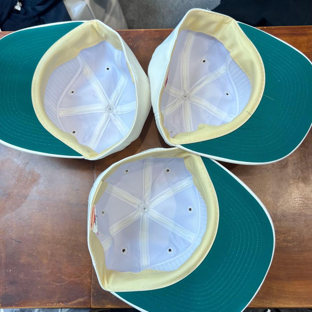 野球　ソフトボール　帽子　練習　白　きなり　ジュニア　PARADAISE