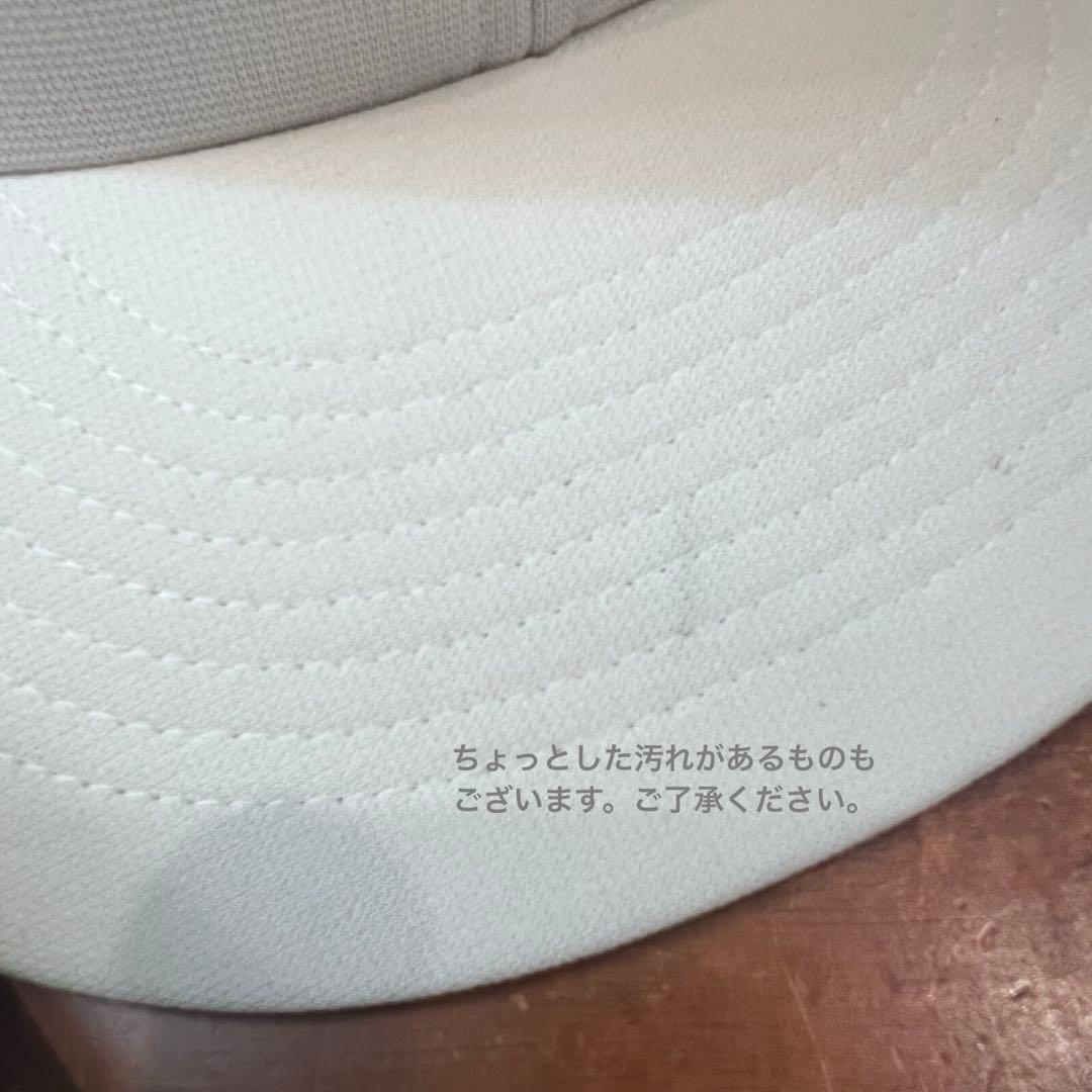 野球　ソフトボール　帽子　練習　白　きなり　ジュニア　PARADAISE