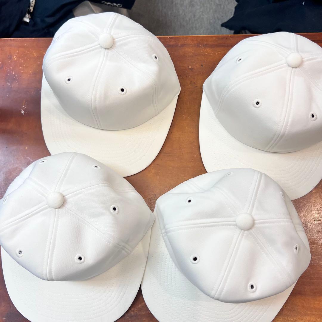 野球　ソフトボール　帽子　練習　白　きなり　ジュニア　PARADAISE