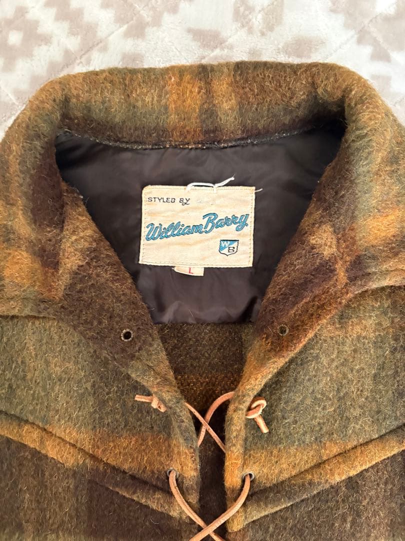60S William Barryウールプルオーバーシャツ