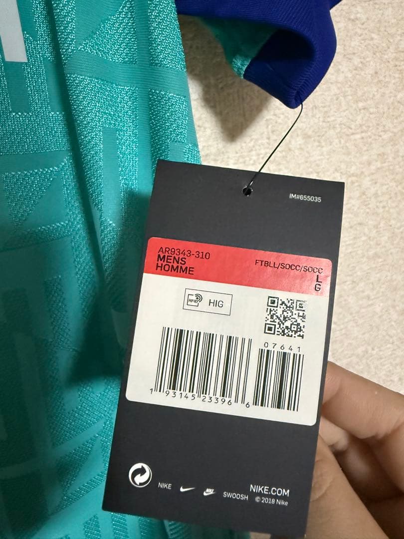 正規品❗️❗️バルセロナ メッシ 19-20 3rd オーセンティック　CL仕様