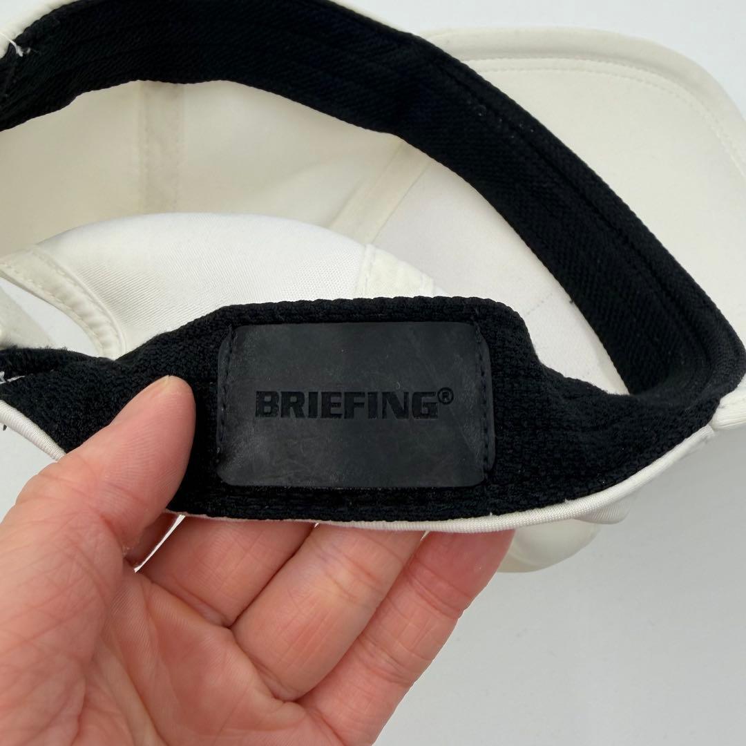 【BRIEFING】キャップ ゴルフ ウェア ラバーパッチ ストレッチ 帽子