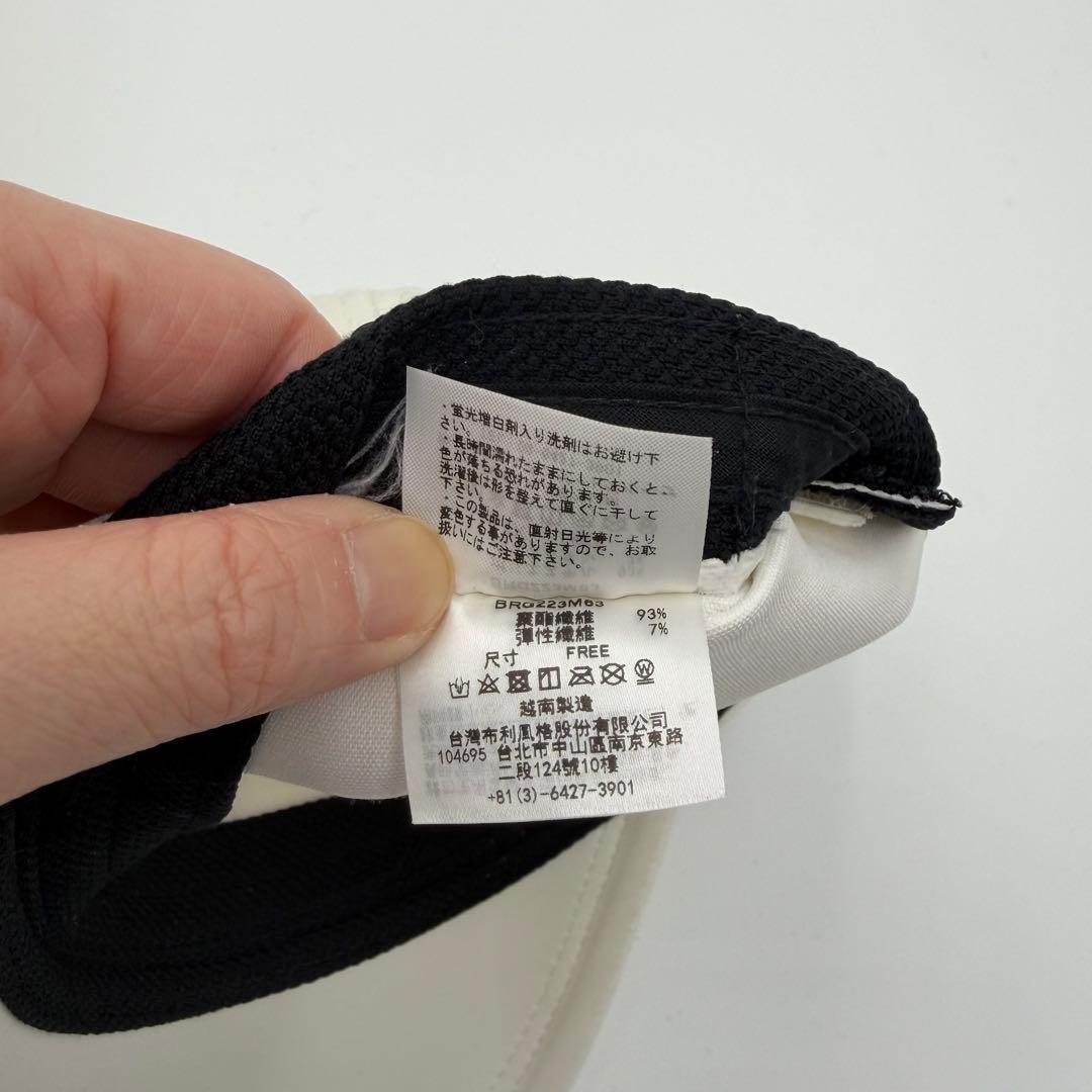 【BRIEFING】キャップ ゴルフ ウェア ラバーパッチ ストレッチ 帽子